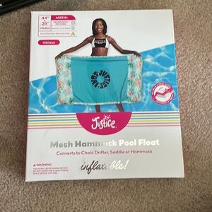 Mesh hammock pool float